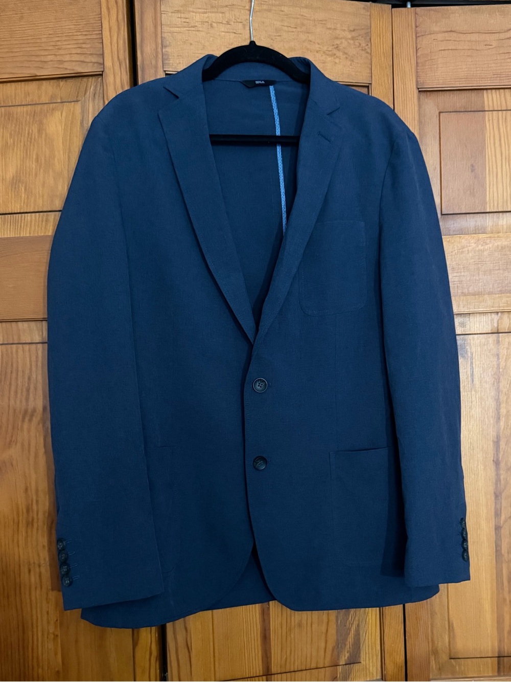 Haggar Dark Navy Two-Button Sport Coat